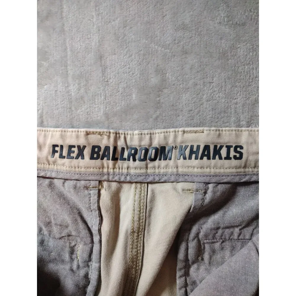 Duluth Trading Co Flex Ballroom Khakis Shorts Mens 32 Utility Cargo Gorpcore